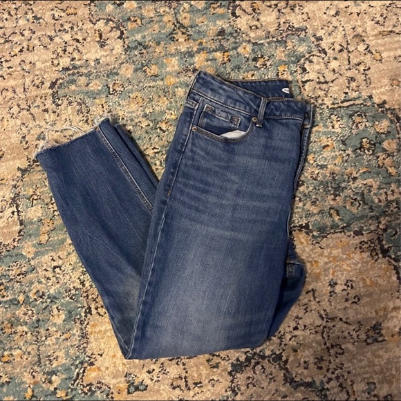 Old Navy Power Straight High Rise Jeans - Picture 1 of 7